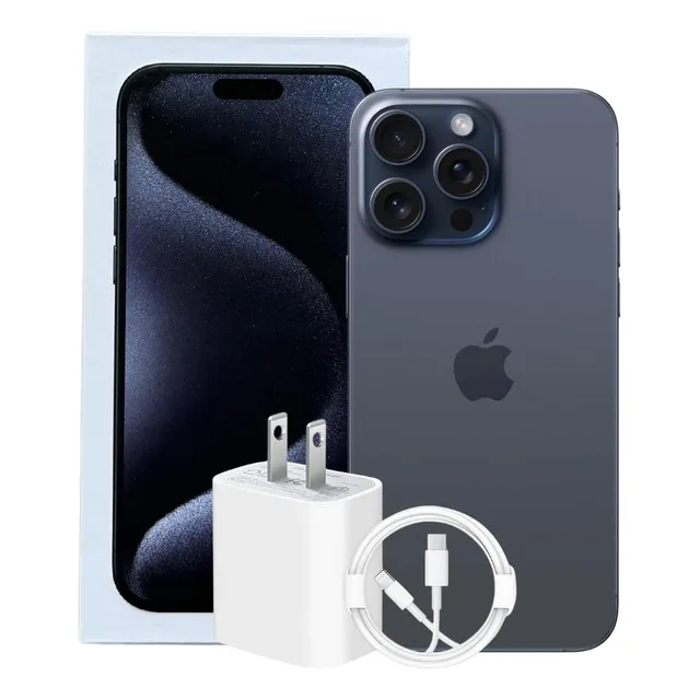 Apple iPhone 15 Pro Max (256 Gb) - Esim Azul Con Caja Original