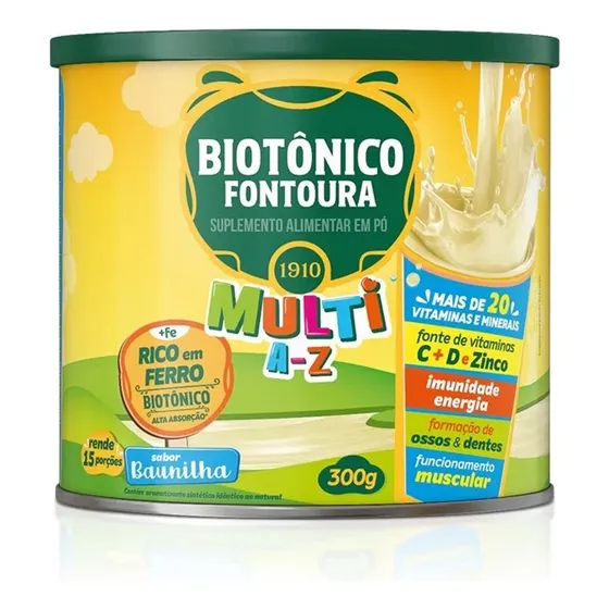 Multivitaminico Biotonico Fontoura 300g Multi A-z