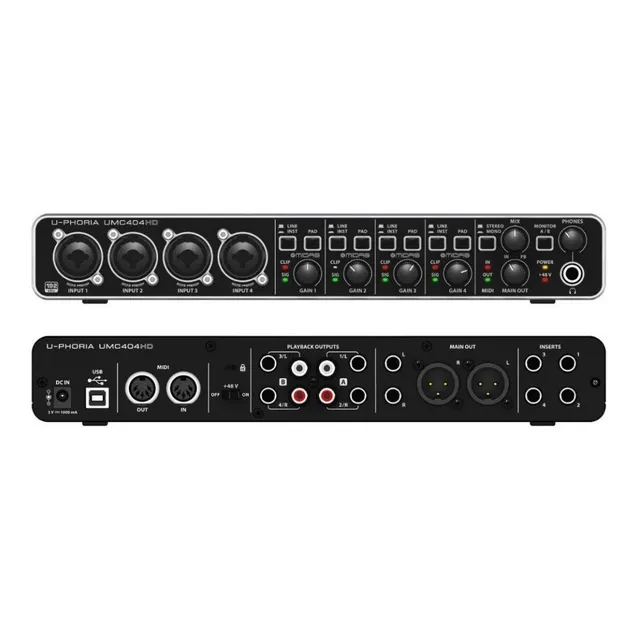 Behringer Umc-404hd Interfaz Interface De Audio 4x4 Canales