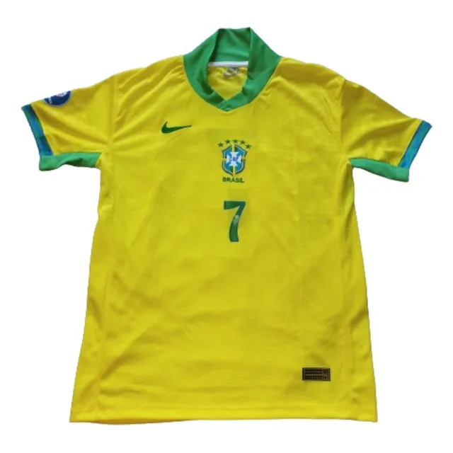 Nueva Camiseta De Futbol Brasil Vini Jr # 7.