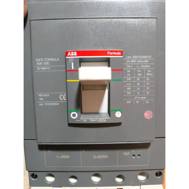 Breaker Caja Moldeada 630 Amp Abb Nuevo Industrial