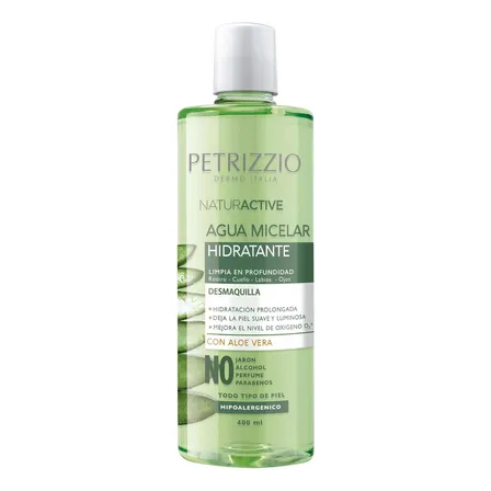Agua Micelar Aloe Vera 400 Ml | Petrizzio