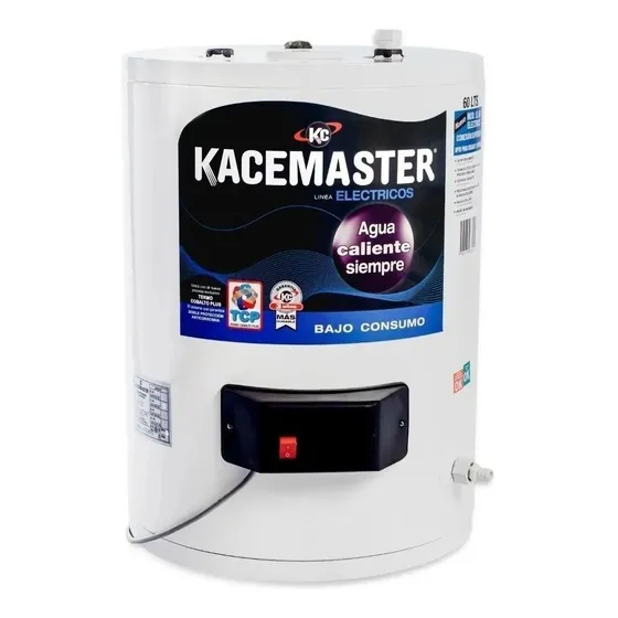 Termotanque Electrico Kacemaster 60 Lts Alta Recuperacion Color Blanco