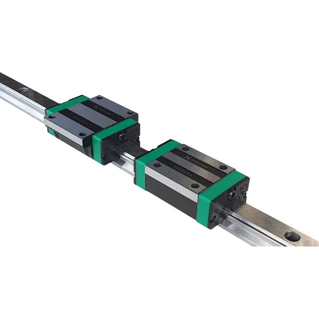 Paquete Riel Guía Lineal 1x Hgr20 1000mm + 2x Balero Hgh20ca