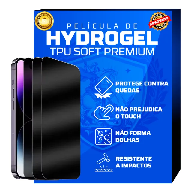Película Hidrogel Privacidade P/ Samsung S24 + Plus Fe Ultra