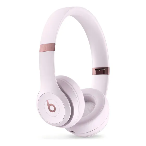 Audífonos Inalámbricos Beats Solo 4 - Rosa Algodón Color Rosa Claro Luz Blanco