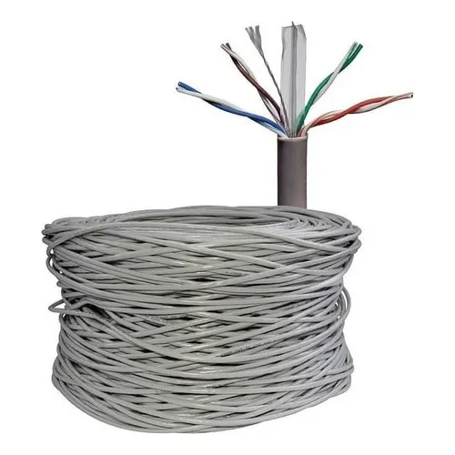 Bobina Cat 6 Cca Intellinet 704663 Utp 305m Solida Gris