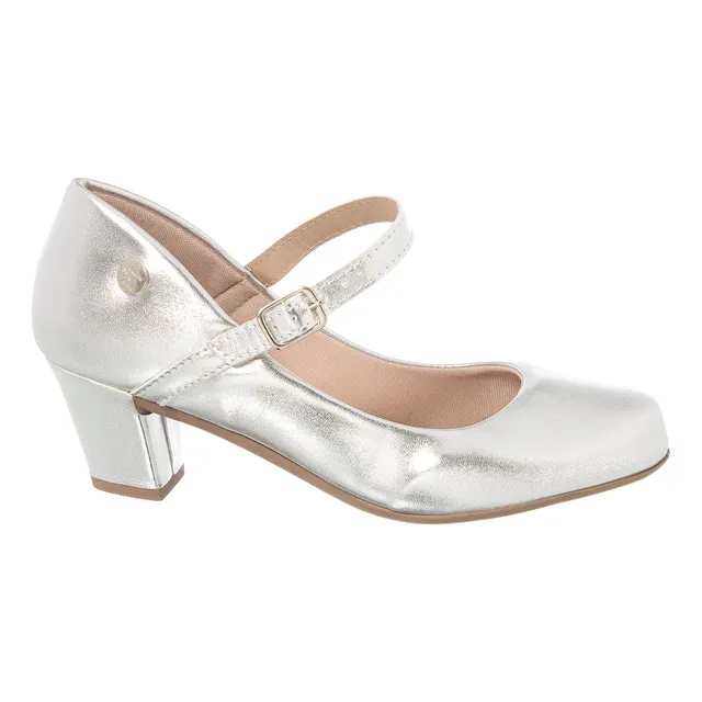 Sapato Scarpin Feminino Bico Redondo Estilo Boneca R: 40.003