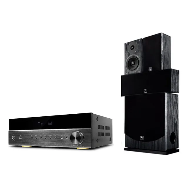Receiver Amplificador Hs 5.2  + Set Parlantes 3.1 Hs