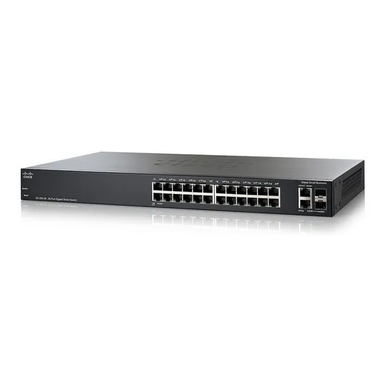 Switch Cisco Administrable Sg200-26 26 Puertos 1000 + 2x Sfp