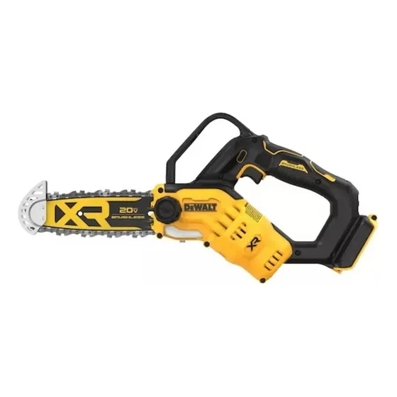 Motosierra eléctrica a batería DeWalt DCCS623B-B3 220V 20V color amarillo