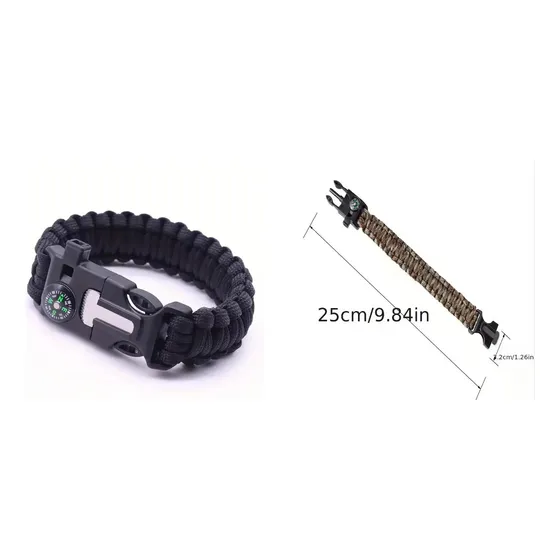 Brujula Tactica Tipo Pulsera Brazalete Camping Caseria