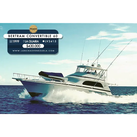 Yate Bertram Convertible 60 Lv3415
