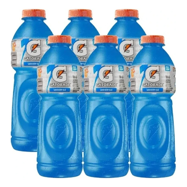 Gatorade Berry Blue 500ml - Pack Com 6 Unidades Gatorade Berry Blue 500ml - Pack Com 6 Unidades