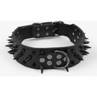 Collar Para Perro Tipo Cuero Con Picos Ajustable Xs,s ,m, L Collar Para Perro Tipo Cuero Con Picos Ajustable Xs,s ,m, L