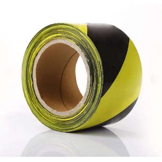 Cinta De Señalizacion Negro/amarillo 70mmx 200mts Lumistar