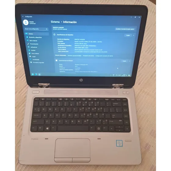 Hp Probook I5 6300u 4gb Ram 14 Pulgadas Hd
