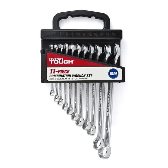 Juego De Llaves Combinadas  Hyper Tough 11pcs Milimetrico 