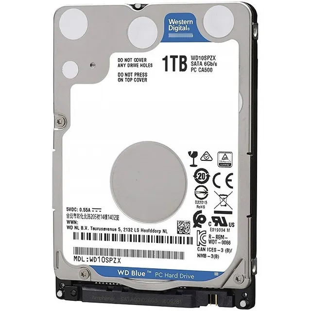 Disco Duro Laptop Western Digital Blue 1tb Wd10spzx