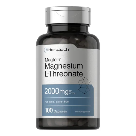 Suplemento Horbäach Magtein Magnesio L-treonato 2000 Mg 100
