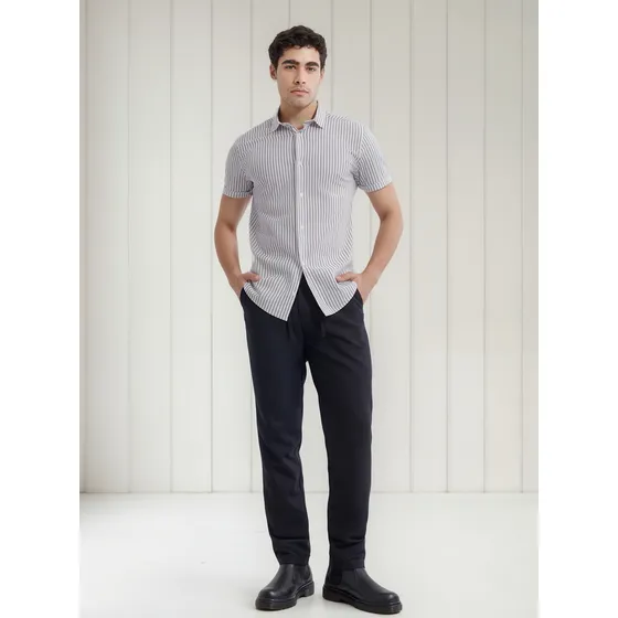 Pantalon Hombre Seven   Negro Viscosa 45070944-9909