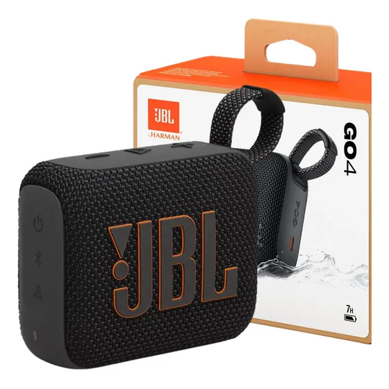 Caixa De Som Jbl Go 4 Bluetooth Portátil À Prova D'água