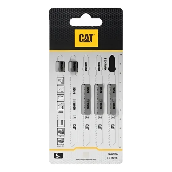 Hoja Sierra Caladora Madera 75mm 10tpi Corte Preciso Cat 5pz