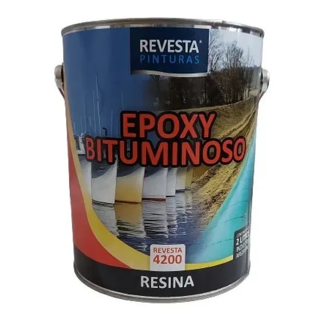 Pintura Nautica Bituminoso Epoxi Revesta 4200 X4 Lts