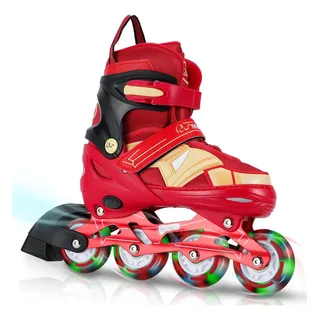Patines En Línea Ajustables Para Niños, Niñas Y Adolescen... Patines En Línea Ajustables Para Niños, Niñas Y Adolescen...