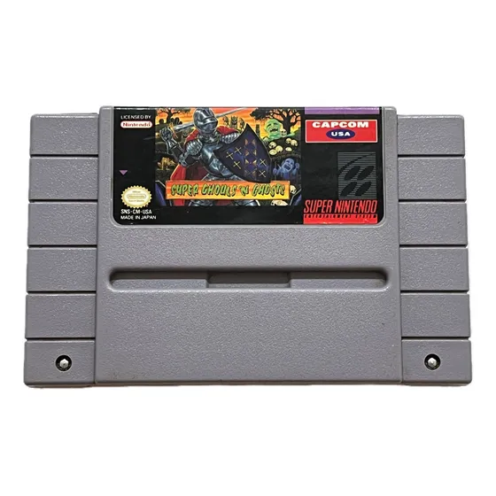 Id 569 Super Ghouls N Ghosts  Snes Original Super Nintendo