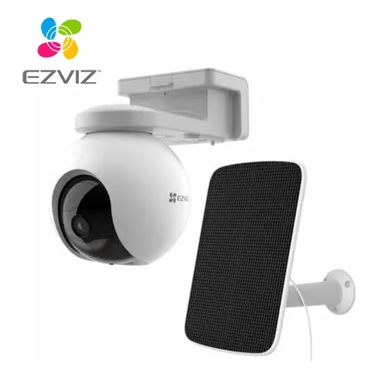 Kit Cámara Ezviz Eb8 Pt Inalámbrica 2k Bateria Panel 4g Lte