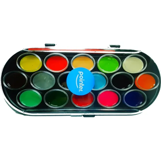 Acuarela X 16 Colores Con Pincel Pointer (2 Paquetes)