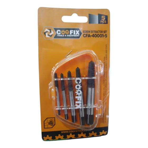 Extractor De Tornillo Coofix 5pzas Cfa-40001-5