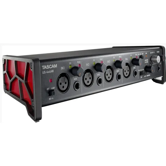 Interface De Áudio Tascam Us-4x4hr Midi Usb Profissional 4x4
