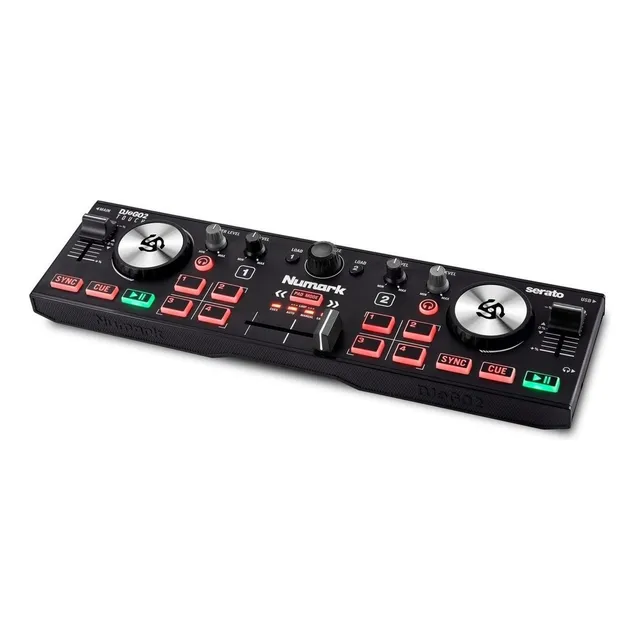 Controlador DJ Numark DJ2GO2 Touch negro de 2 canales