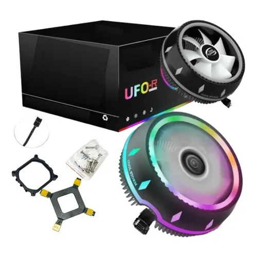 Fan Cooler Disipador Rgb Intel Y Amd 120mm Ventilador Pc Ufo