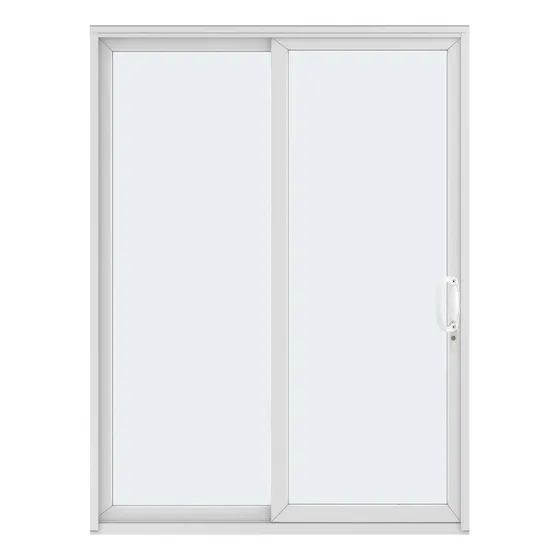 Puerta + Ventana De Pvc Corrediza 200 X 200 Cerradura Trex