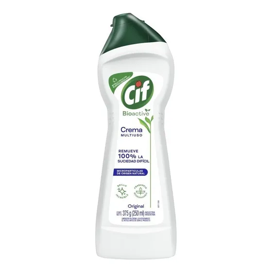 Limpiador Cremoso Multiuso Original Cif 375 G - 250 Ml