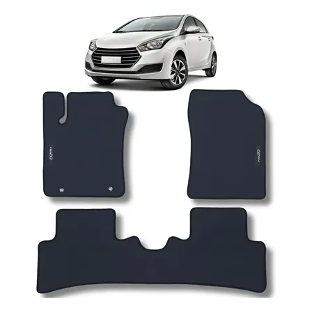 Tapete Borracha Hb20 Hatch 2014 2015 2016 2017 2018 2019 Preto