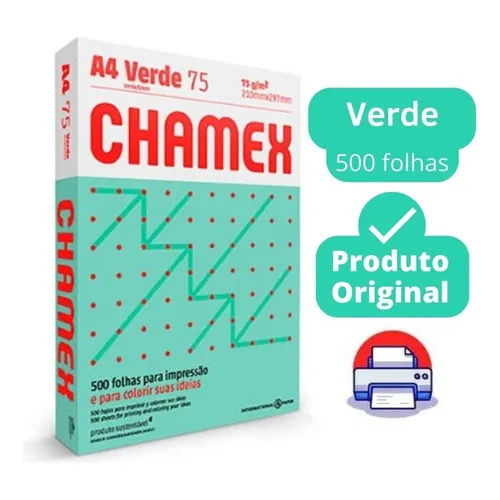 Papel de sulfito, color A4, 75 g, color verde, de Chamex