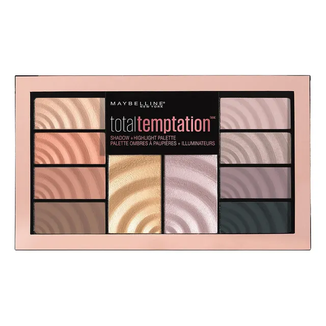 Maybelline Total Tentación De Sombra De Ojos + Resalte Palet Sombra Hight Ligh