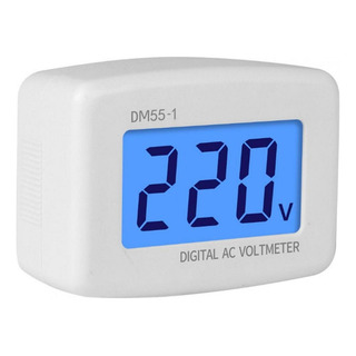 Dm55-1-eu Digital Ac Voltímetro Doméstico De Alta Precisión Dm55-1-eu Digital Ac Voltímetro Doméstico De Alta Precisión