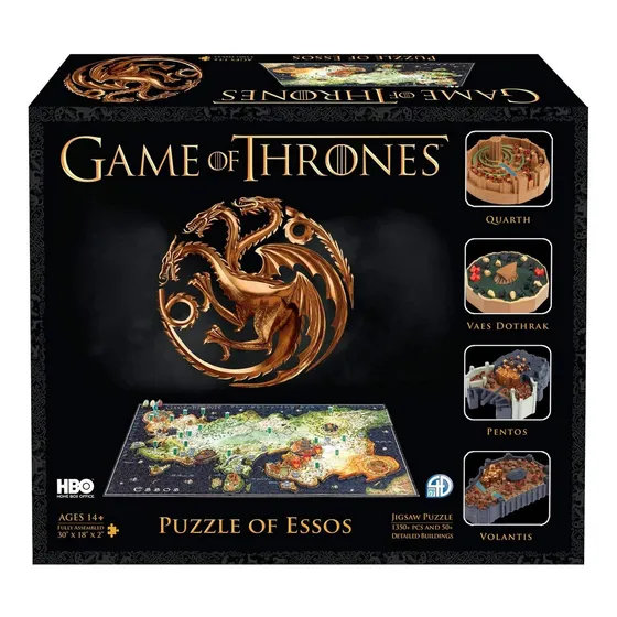 Puzzle 4d Cityscape Juego De Tronos Essos 1400 Piezas