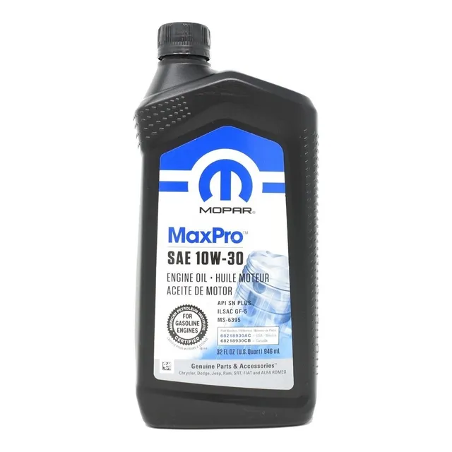 Aceite De Motor Maxpro 10w30 Mopar Cherokee Caliber Compass