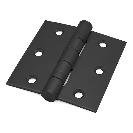Bisagra 3x3 De Acero Inoxidable Con Rolineras Negra