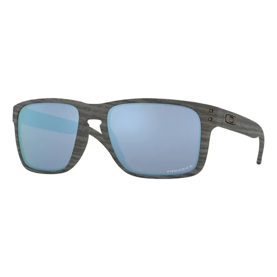 Anteojos de sol polarizados Oakley Holbrook XL Woodgrain talle Extra large armazón woodgrain y lente deep water