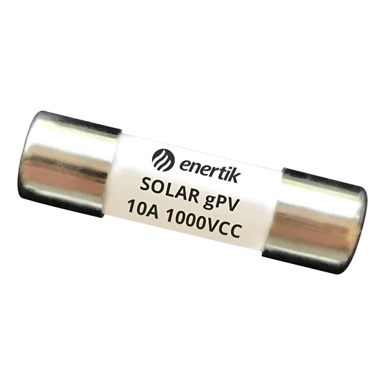 Fusible Solar 10x38mm Gpv 1000vcc 10a Sfus-10 Enertik
