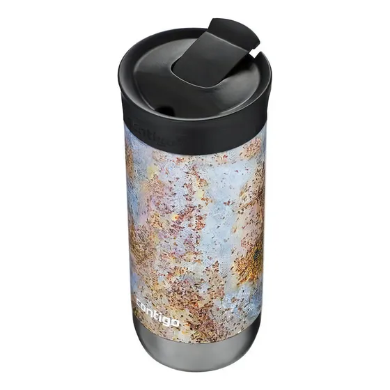 Vaso Térmico Contigo Huron Rustic Gold Color Dorado 473mL