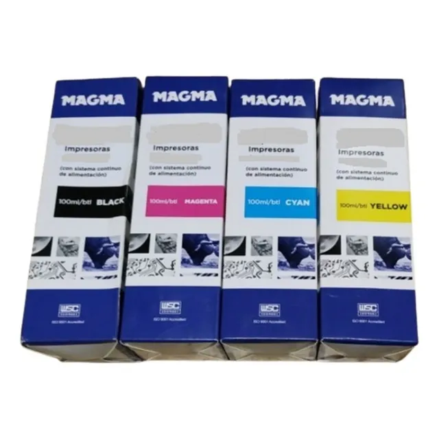 4 Frascos De Tinta 100ml Para Sistema Continuo Brother
