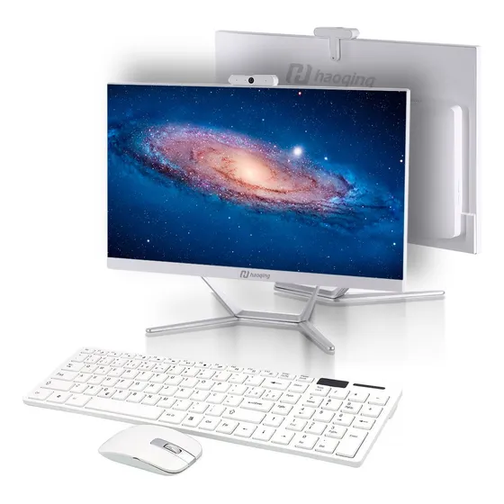 All In One Haoqing 23,8 Core I5, 16gb, Hd 500gb Branco